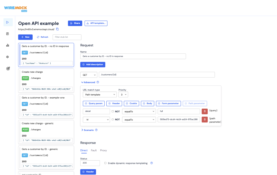 WireMock Cloud mock management