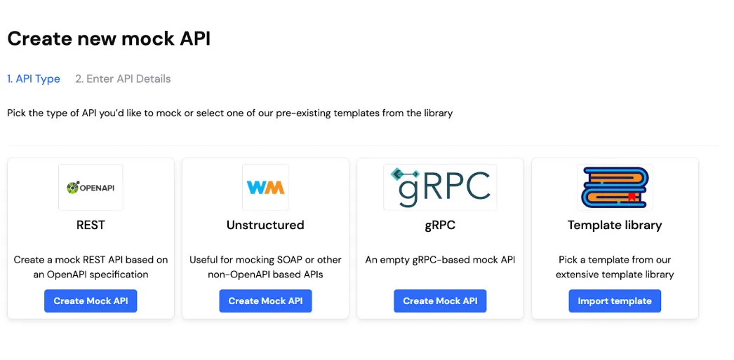 Upload a descriptor file to mirror any gRPC API