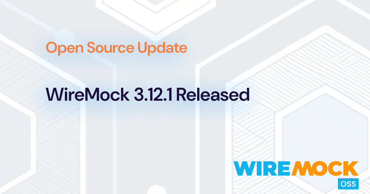 WireMock 3.12.1 Released