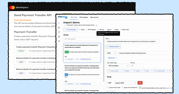 Mocking the Mastercard Send API