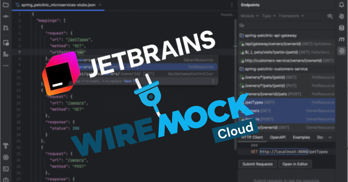 Meet the new, official WireMock JetBrains plugin - now with WireMock Cloud support